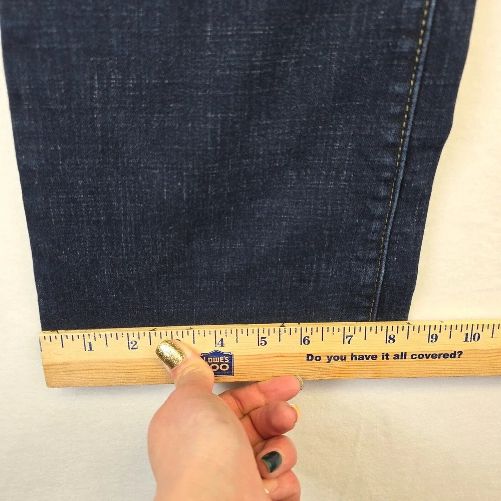 Levis Jeans Women 10M Blue Classic Bootcut Mid Rise Dark Wash Cowboy Western USA